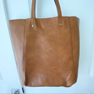 Universal Thread Vegan Leather camel Tote